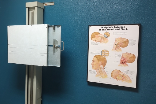 Chart at a Chiropractic Clinic Offering Whiplash Treatment Near Phoenix and Tolleson Arizona