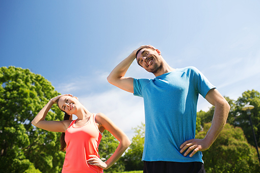Tolleson Couple Exercising After Visiting Chiropractor For Their Whiplash Injury