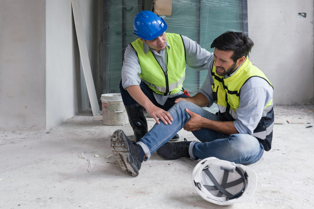 Man Adivising Coworker With Work Injury To Seek Help of Chiropractor
